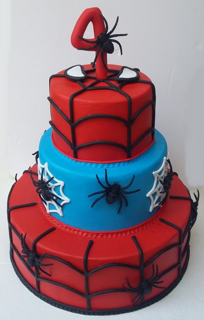 Bolo De Dois Andares Do Homem aranha Bolo do Homem-Aranha: 105 ideias maravilhosas para a sua festa