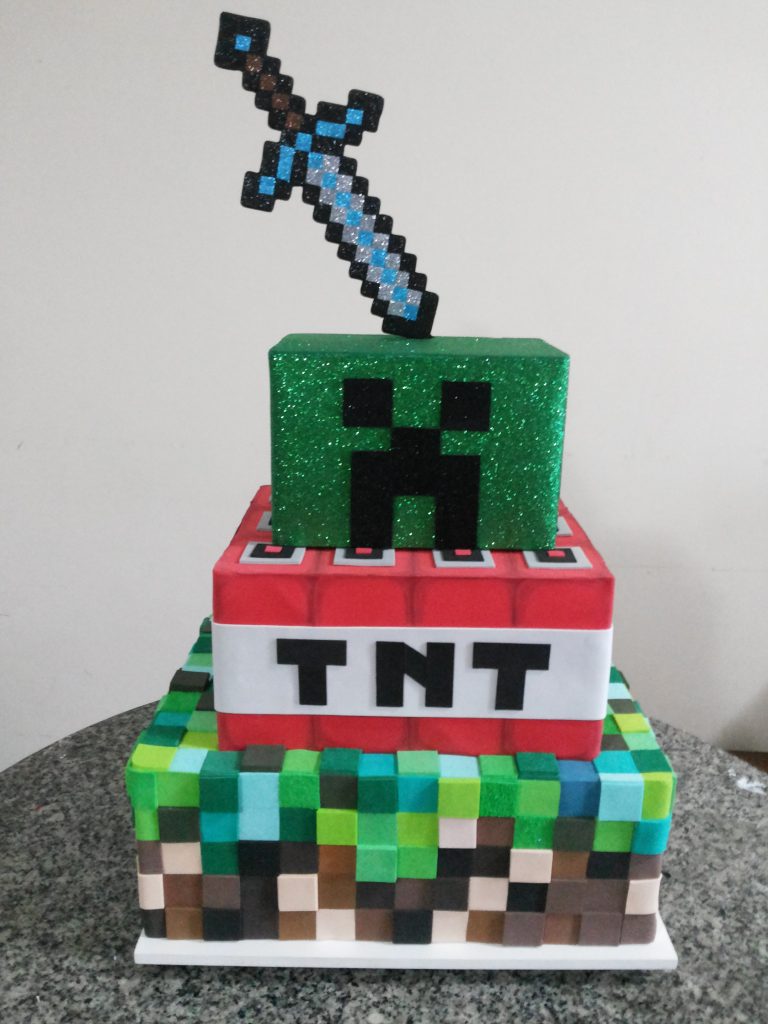 bolo fake do minecraft