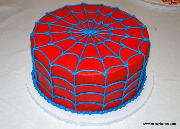 bolo do homem aranha simples