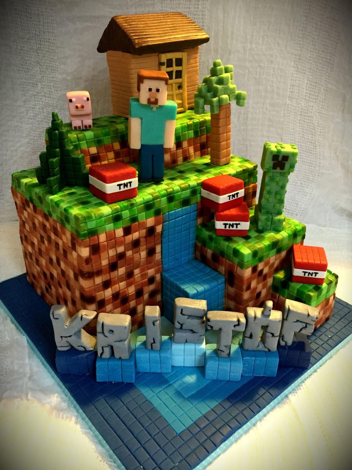 Bolo Minecraft 85 Melhores Ideias Para Você Escolher!