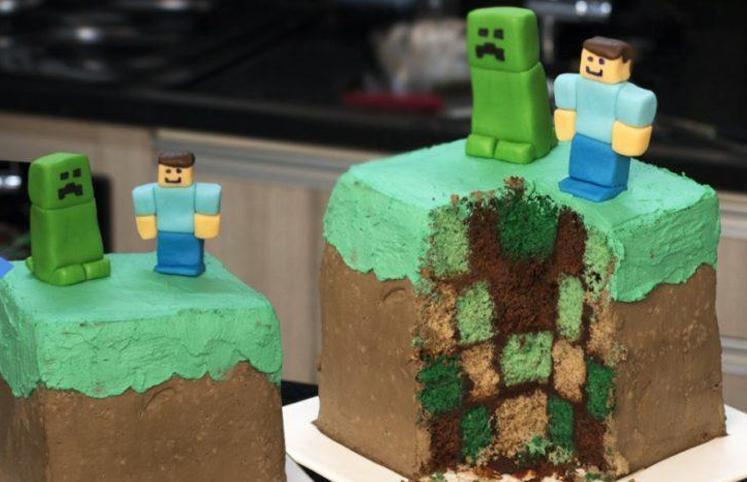 Bolo Minecraft: 19 Fotos Com Ideias Criativas e Lindas