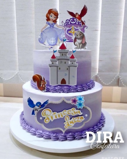 Bolo Decorado – Princesinha Sofia / Princess Sofia