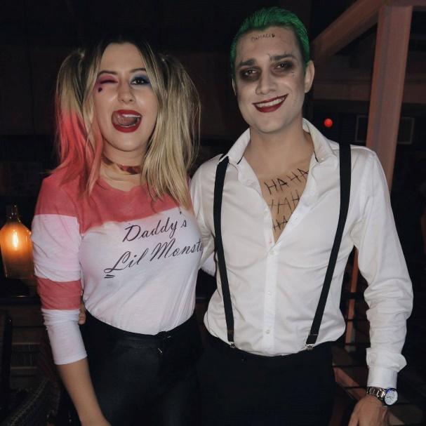 Fantasia De Arlequina E Coringa