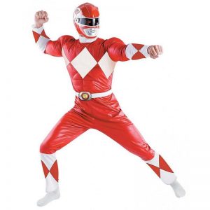 Fantasia Power Rangers Vermelho