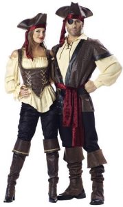 Fantasia de casal pirata