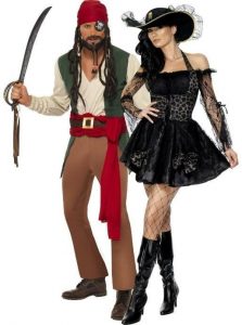 Fantasia de casal pirata