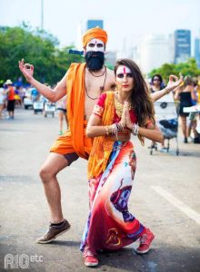 Fantasia de casal para o carnaval