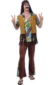 Fantasia hippie masculina