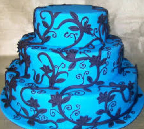 bolo azul tiffany