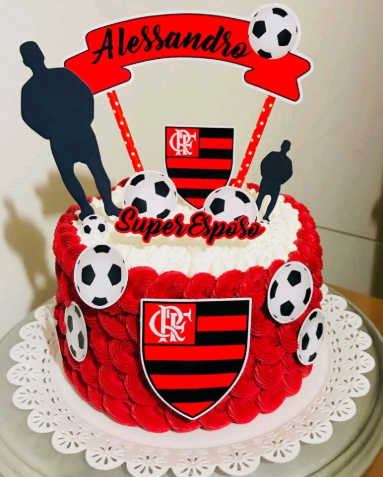 bolo do flamengo de anivesario