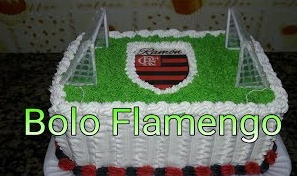 bolo do flamengo chantilly