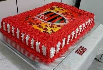 bolo do flamengo chantilly