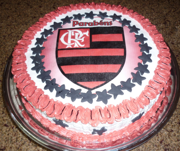 bolo do flamengo redondo