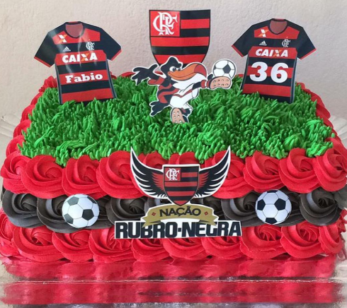 bolo do flamengo quadrado