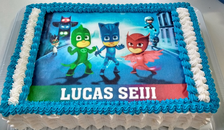 bolo pj masks chantilly