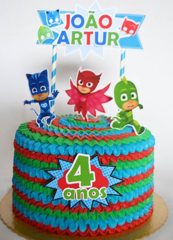 bolo pj masks chantilly