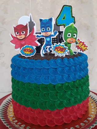 bolo pj masks chantilly