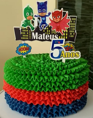 bolo pj masks chantilly