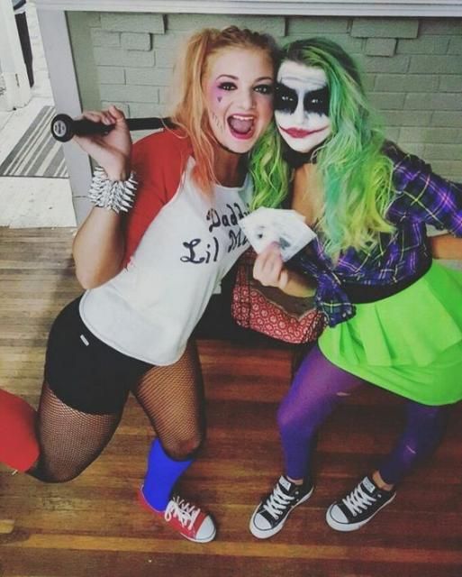 Fantasia Arlequina Coringa Esquadrao Macacao Halloween Luxo