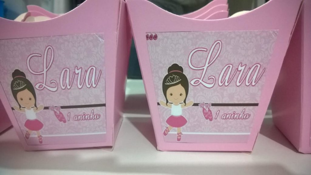 lembrancinhas de mesa bailarina