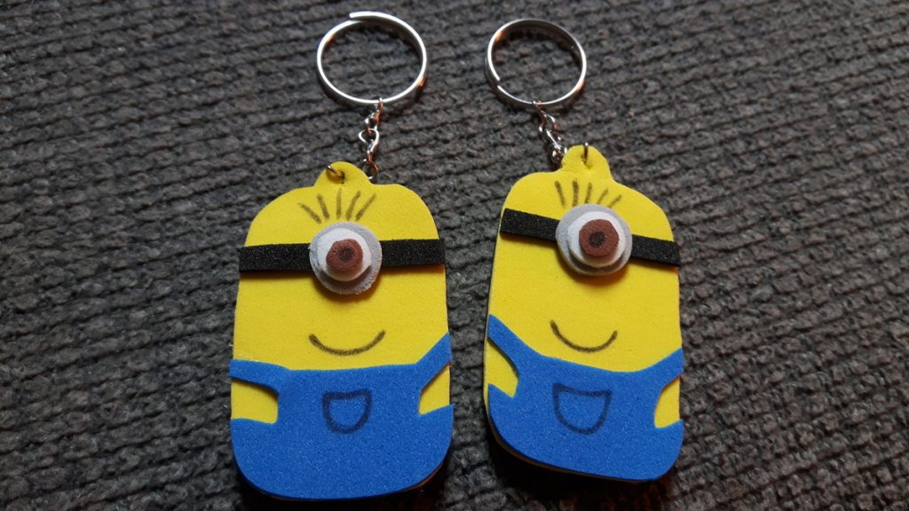 Lembrancinha dos Minions em EVA