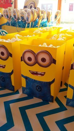 Lembrancinhas dos minions de aniversário