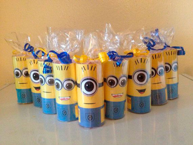 Lembrancinhas dos minions de aniversário