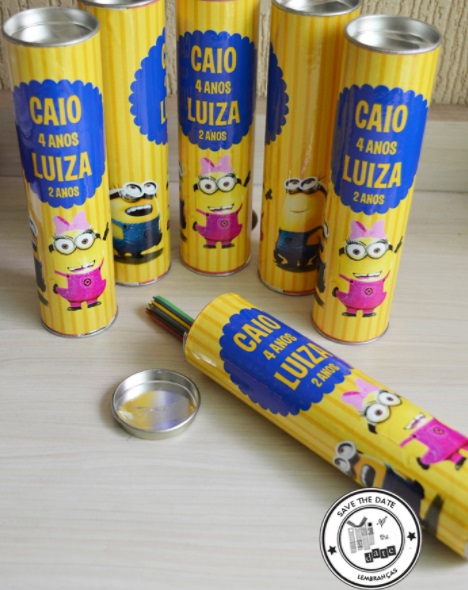 Lembrancinha dos Minions Para imprimir