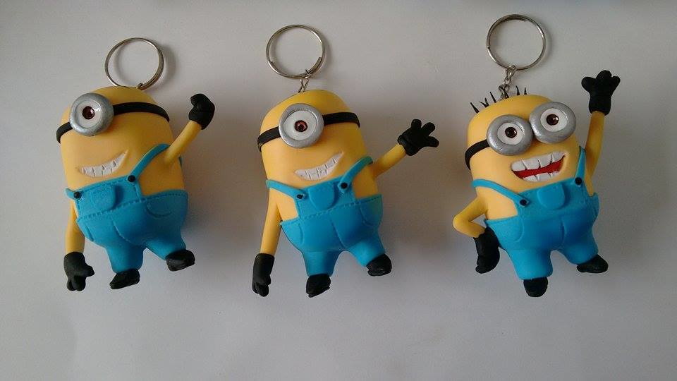 Lembrancinhas dos minions de biscuit