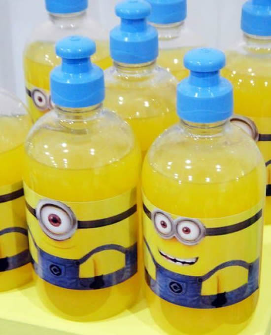 Lembrancinhas dos minions de aniversário