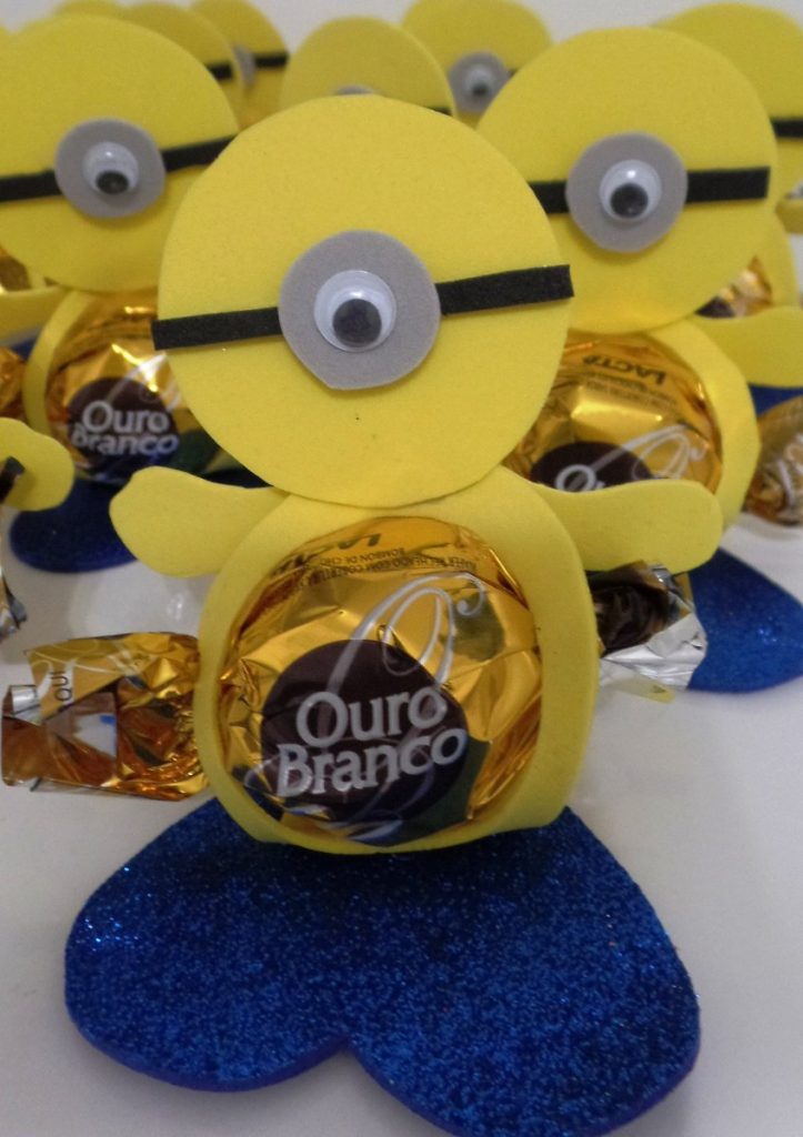 Lembrancinha dos Minions em EVA