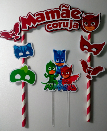 topo de bolo pj masks