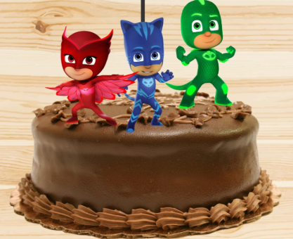 topo de bolo pj masks