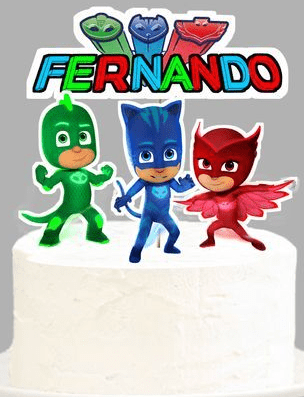 topo de bolo pj masks