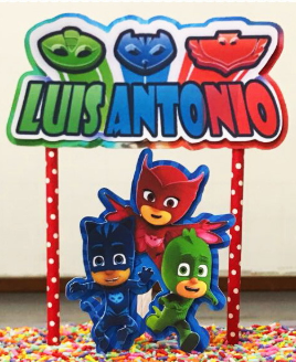 topo de bolo pj masks