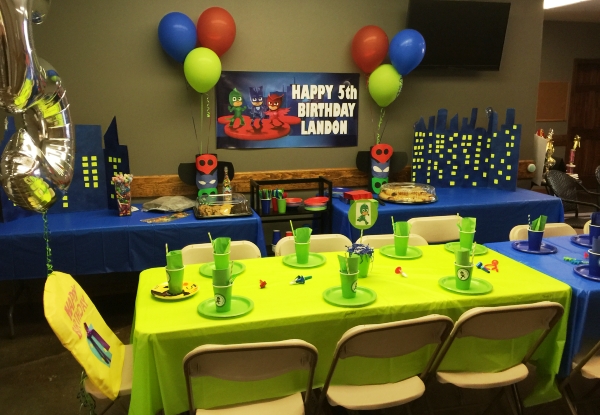 Festa pj masks decoração