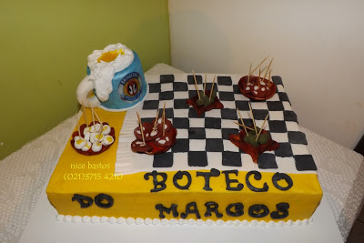 bolo boteco quadrado