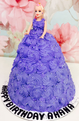 bolo da barbie chantilly