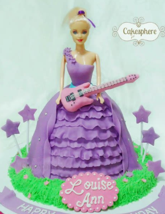 bolo da barbie pop star