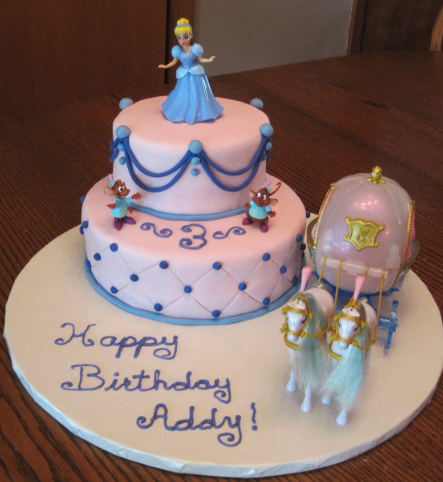 bolo de aniversário da cinderela