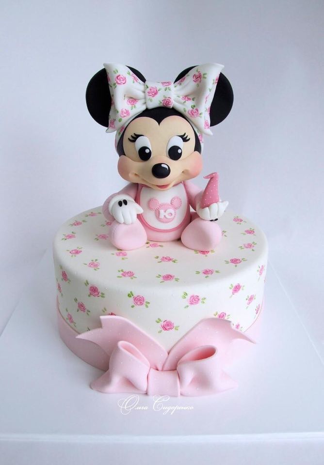 bolo da minnie baby