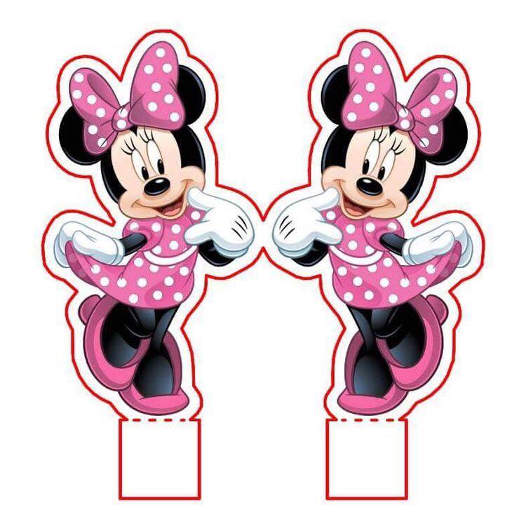 topo de bolo minnie para imprimir