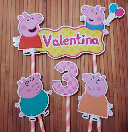 fake cake peppa pig