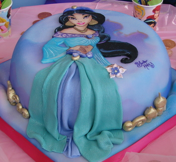 bolo princesa jasmine