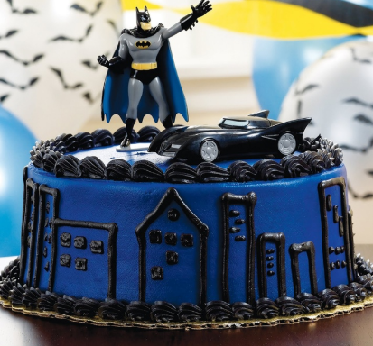 Bolo do batman de chantilly