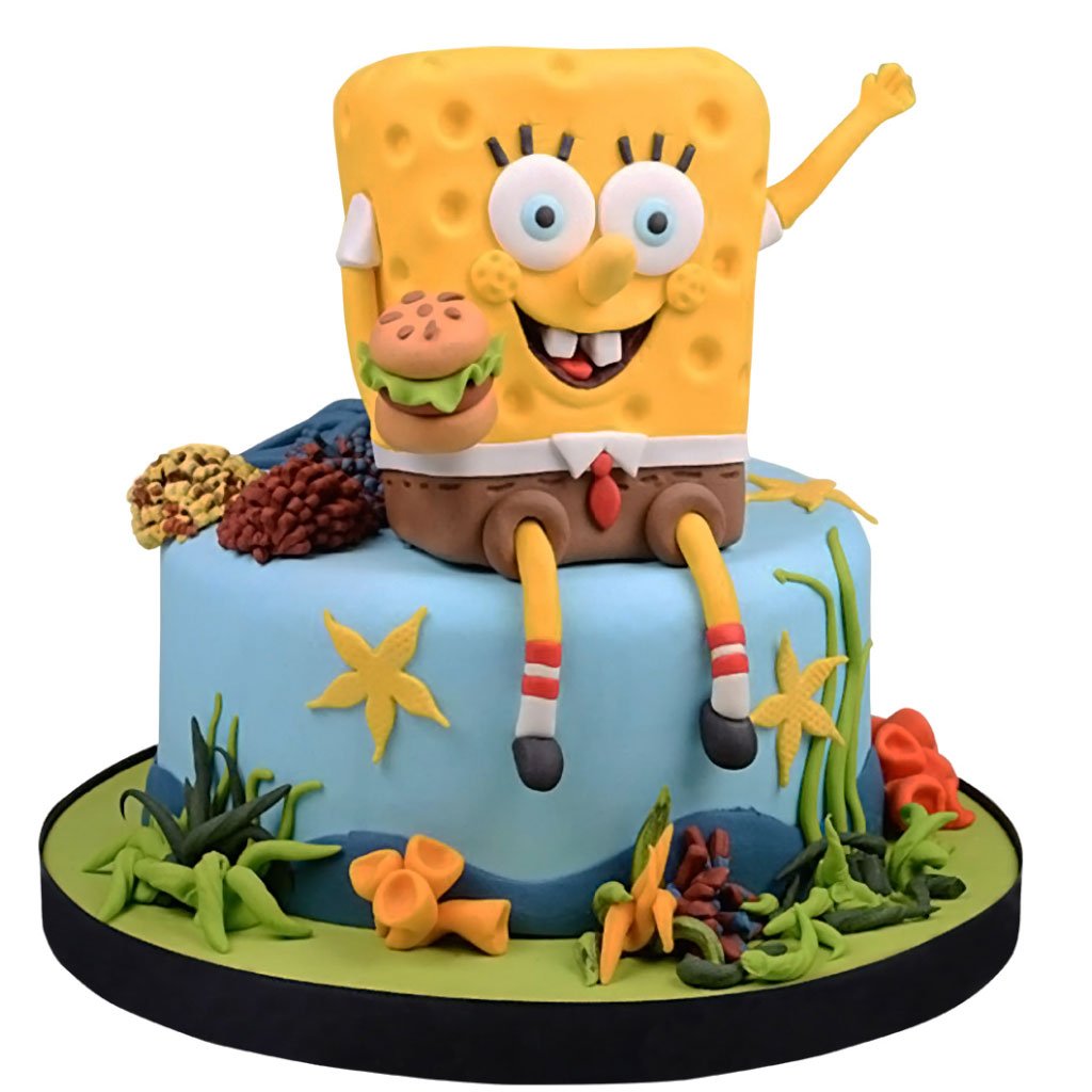 bolo do bob esponja redondo