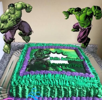 Bolo do hulk chantilly