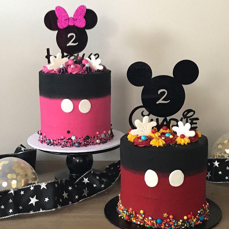 bolo mickey e minnie