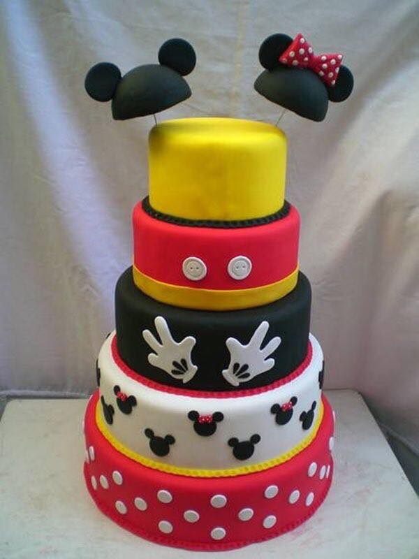 bolo mickey e minnie