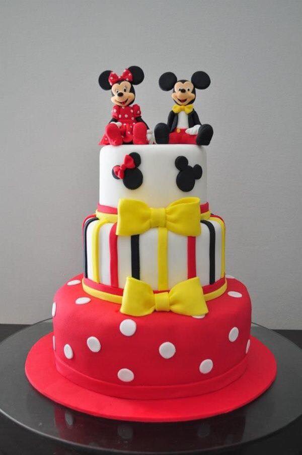 bolo mickey e minnie